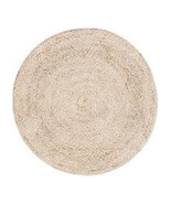 Anji Mountain 6 x 6 ft. Round Speckled Hen Area Rug - Tan Ivory - €204,37 EUR