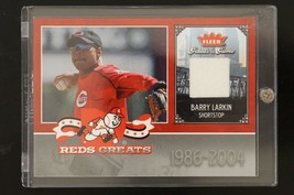 2006 Fleer Greats of the Game Reds Greats Memorabilia Barry Larkin #CIN-BL HOF - £8.67 GBP