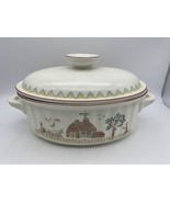 Villeroy &amp; Boch American Sampler Vegetable Tureen Casserole Dish 1981 Li... - $177.49 CAD