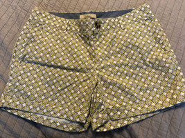 Banana Republic Yellow/Gray  Print Shorts Size 4  - £10.34 GBP