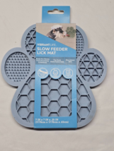 VIBRANT LIFE Dog Paw Slow Feeder Lick Mat For Dogs &amp; Cats - NEW - Non-In... - $8.34