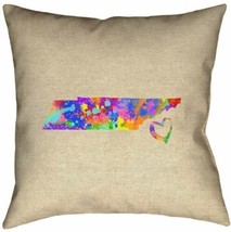 Throw Pillow Cover ArtVerse Katelyn Smith Tennessee Love Watercolor Pillow 26 x - £29.18 GBP