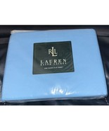 Vintage Hard To Find LAUREN Ralph Lauren Solids SURF BLUE Twin Flat Shee... - $1,720.21 MXN