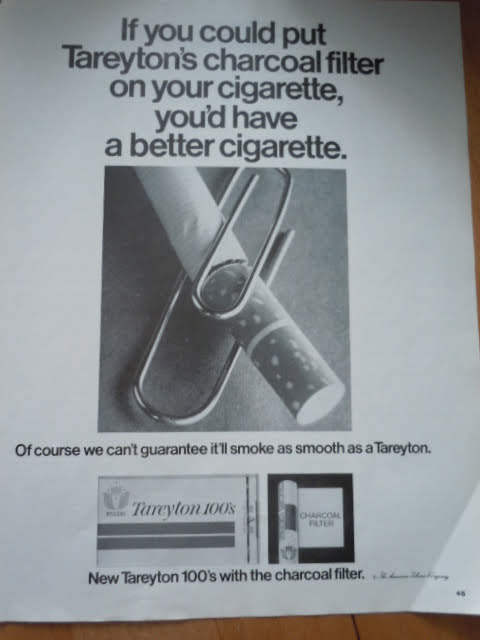 Tareyton 100’s Charcoal Filter Print Magazine Advertisement 1967 - $3.99