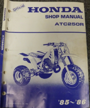 1985 1986 Honda Model ATC250R 3 Wheeler ATV Shop Service Repair Manual 6... - £71.84 GBP
