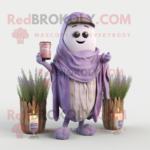 Lavender Scented Candle mascot costume character dressed with a Capri Pants and  - $1,319.00