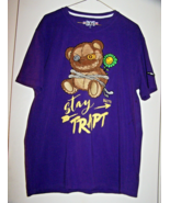Stay Trapt Purple BKYS Cotton/Spandex T-Shirt-XL - $308.88 MXN