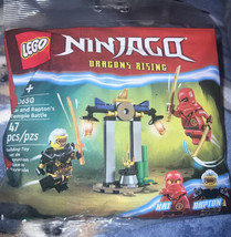 Lego 30650 Ninjago Dragons Rising Kai Rapton Temple Battle Polybag 2 Minifigures - $11.29