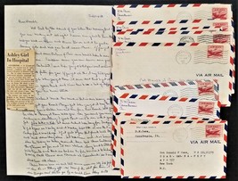 1957 Vintage Pvt Donald Case Army Canadensis Pa Mother 10 Handwritten Letters #2 - £68.18 GBP