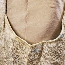Women&#39;s Matching Gold Dress and Jacket with Flower Pattern - $98.99
