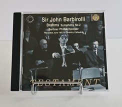 Sir John Barbirolli: Berliner Philharmoniker, Brahms Sym No. 2 CD, 2011 - £11.76 GBP