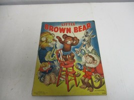 Vintage 1937 Little Brown Bear Picture Story Childrens Book Merrill Publishing. - £15.47 GBP