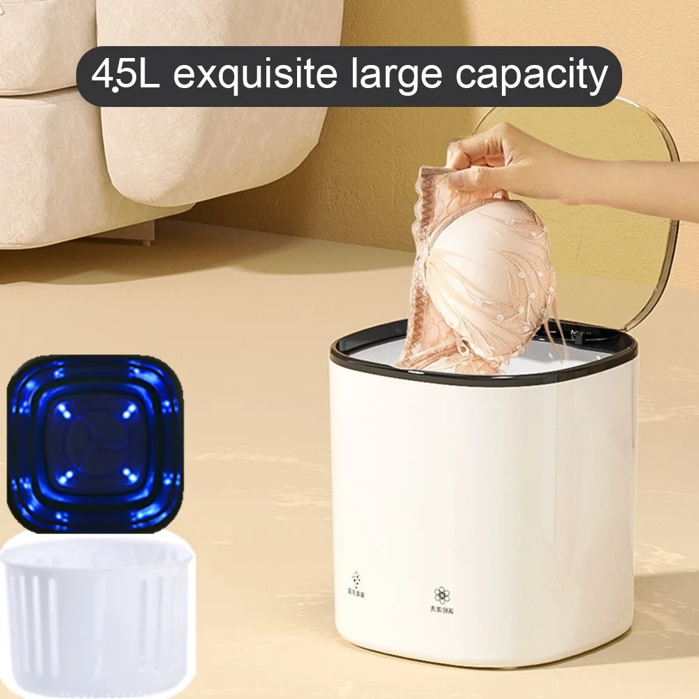 4.5L Mini Portable Washing Machine With Dryer Bucket For Clothes Socks U... - $66.74+