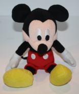 Disney Outreach Stuffed Mickey Mouse Small 9" Plush Beanbag Sewn Eyes So... - $11.35
