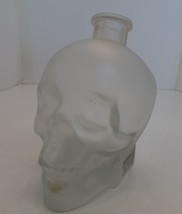 Crystal Head Vodka Skull Bottle (Empty) 750 ml By Dan Akroyd No lid 6&quot; T X 6&quot; L - £15.69 GBP