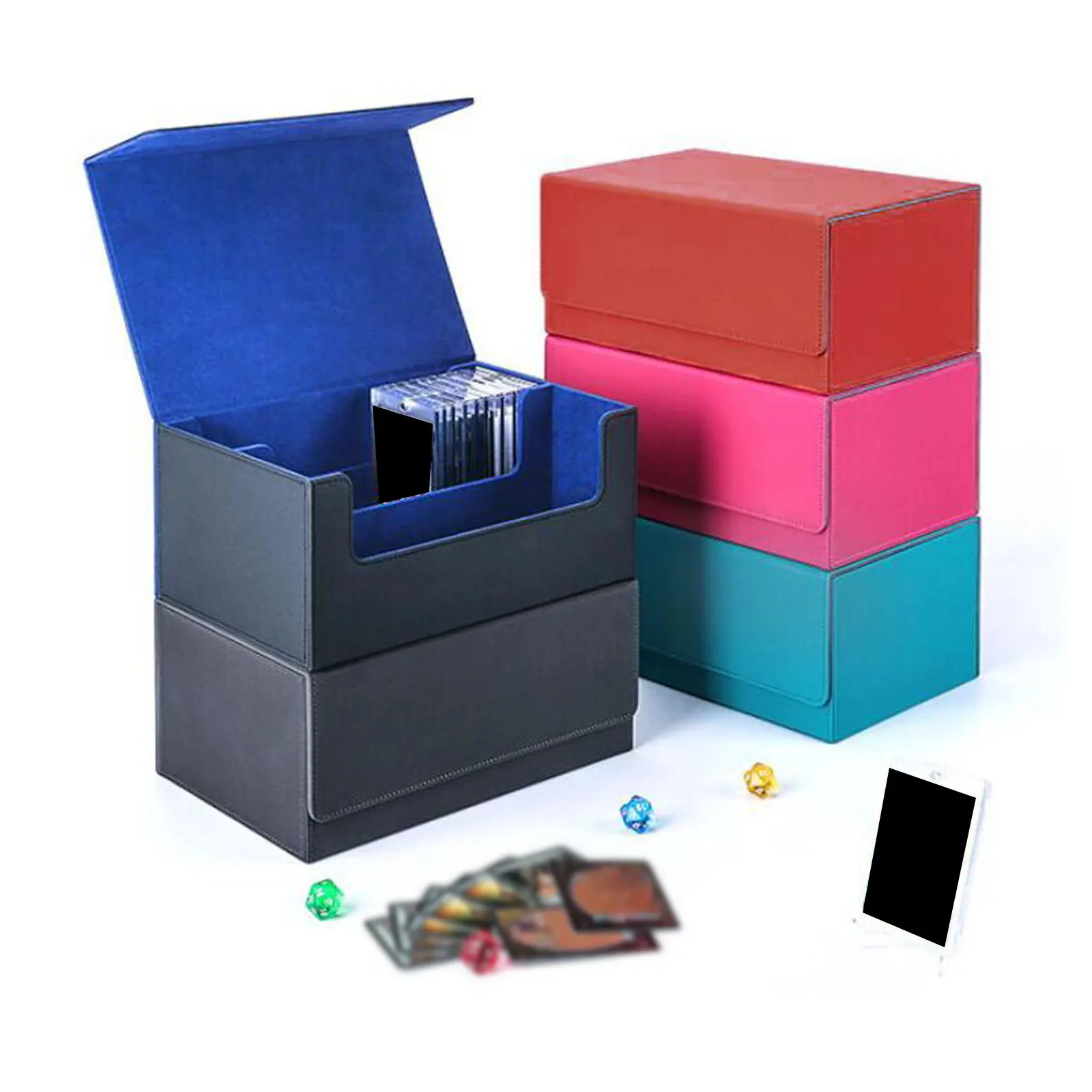Trading Card Deck Box Storage Gathering Card Toy Organization Album Prot... - $42.71+