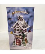 Christmas Fire Station House Candle Votive Tealight Holder Winter Breast... - £18.07 GBP