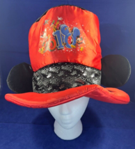 DISNEYLAND PARIS MICKEY MOUSE EARS BUCKET HAT 2010 RARE *PRE-OWNED* - £72.62 GBP