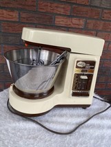 Vintage Sunbeam Electronic Food Preparation Center Mixer Model 83036 Works Teste - £35.47 GBP