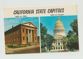 Postcard CA California Sacramento State Capitol Building 1954 Chrome Unused - £3.10 GBP