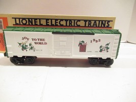 LIONEL CHRISTMAS 19822 - 1993 CHRISTMAS BOXCAR - BOXED- LN - 0/027- HB1S - $26.04
