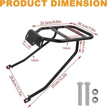 Mortorcycle Tail Luggage Rack Rear Shelf Cargo Rack Replacement Honda - $896.85 MXN