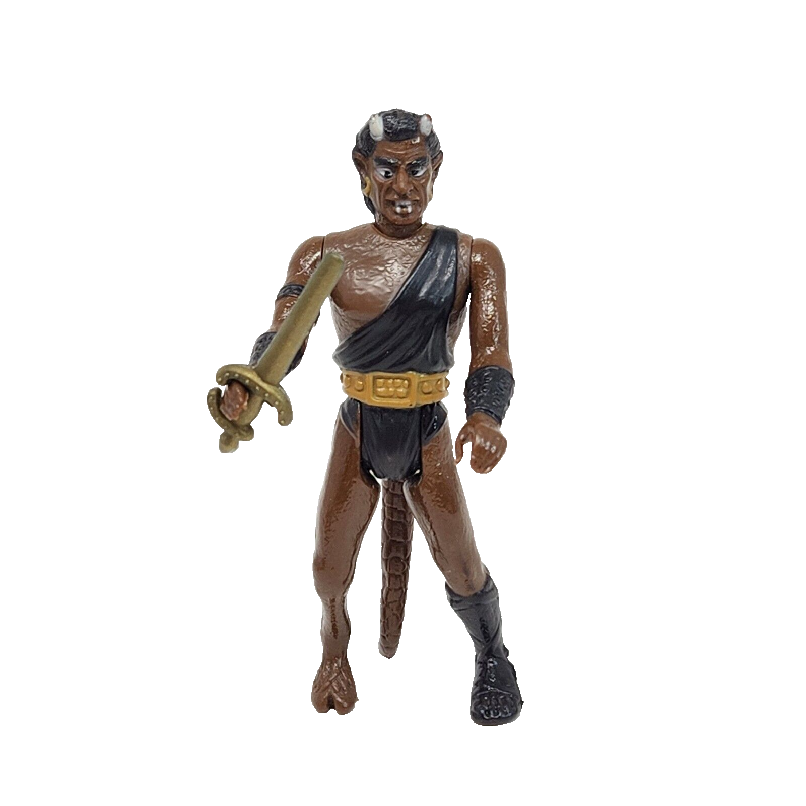 VINTAGE 1980 MATTEL CLASH OF THE TITANS CALIBOS W TAIL W GOLD SWORD FIGURE TOY - £67.28 GBP