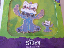 Disney Trading Pins 161821 Pink a la Mode Year of the Dragon Stitch 5&quot; &amp; 1.75&quot; - £130.79 GBP