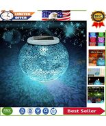 Eco-Friendly Solar Powered Mosaic Glass Ball Light – Unique Indoor/Outdo... - $682.95 MXN