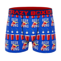 Crazy Boxer Beer Pong All Over Print Men&#39;s Boxer Briefs Multi-Color - £9.50 GBP