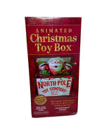 Christmas Toy Chest Music Box Treasury Favorites Animated Santa ELF Elve... - £69.86 GBP