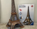 Ravensburger La Tour Eiffel Tower Paris 3D Puzzle 216 Pieces BOX Directions - $21.49