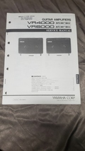 YAMAHA GUITAR AMPLIFIERS VR4000 VR6000 SERVICE MANUAL WITH SCHEMATICS  - £12.50 GBP