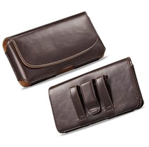 Universal Premium Horizontal Leather Case Pouch Holster Belt - £37.61 GBP