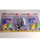 3 Packs Ocean animals Erasers Gift Beach lover, come apart, for treasure... - £7.51 GBP