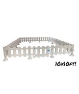 Kids Indoor/Outdoor Soft Play PlayPen Gate white 10x10 - £508.95 GBP