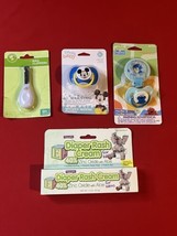 Mickey &amp; Sesame Street Pacifiers + Diaper Rash Cream And Nail Clippers All New - £14.62 GBP
