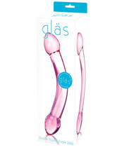 Glas Double Trouble Glass Dildo - Purple - £18.75 GBP