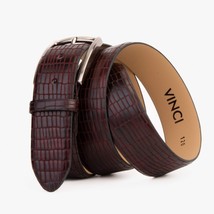 The Empire Burgundy Leather Belt image 6
