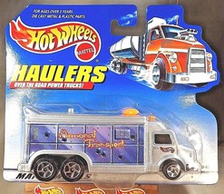 1998 Hot Wheels 65743-82 Haulers ARMORED TRANSPORT Armored Truck Silver w/5Spoke - £12.93 GBP