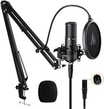 Maono Professional Cardioid Studio Condenser Recording Mic Kit With, And Twitch. - £64.81 GBP