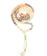 Natural Moon Stone Mala - 7 mm - 108+1 beads - $172.57 CAD