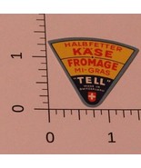 Vintage Kase Halbfetter Fromage Mi Gras Tell Cheese label  - $4.94