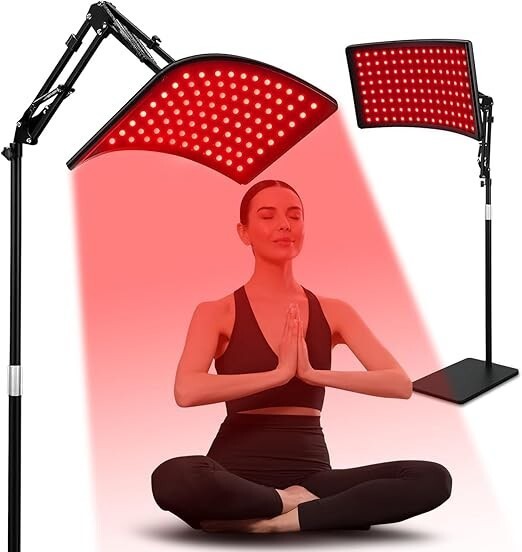 Red Light Therapy for Face and Body, Red Infrared Light Therapy Lamp wit... - $44.54