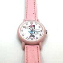 Vintage Lorus By Seiko Rare Disney Minnie Mouse Watch Kids Pink Working - $14.01