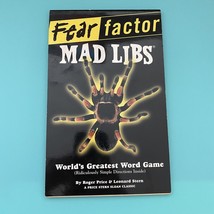 Fear Factor MAD LIBS World’s Greatest Word Game 2003 - £8.84 GBP