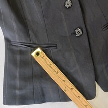 Antonio Melani Women's Black 3-Button Front Closed Pockets Blazer Jacket Size 2 image 3