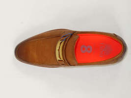 Men's TAYNO Shoes The Caprio C TAYNO Crocodile Print Bit Loafer Cognac image 6
