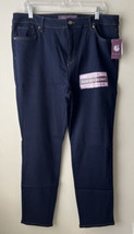 Gloria Vanderbilt Jeans Womens Size 16 Straight High Rise Skinny Denim - $29.70