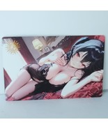 Korumi Black Dress CR Premium Waifu Card Anime Girl Wall Art Oversized B... - $22.76